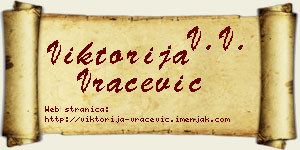 Viktorija Vračević vizit kartica